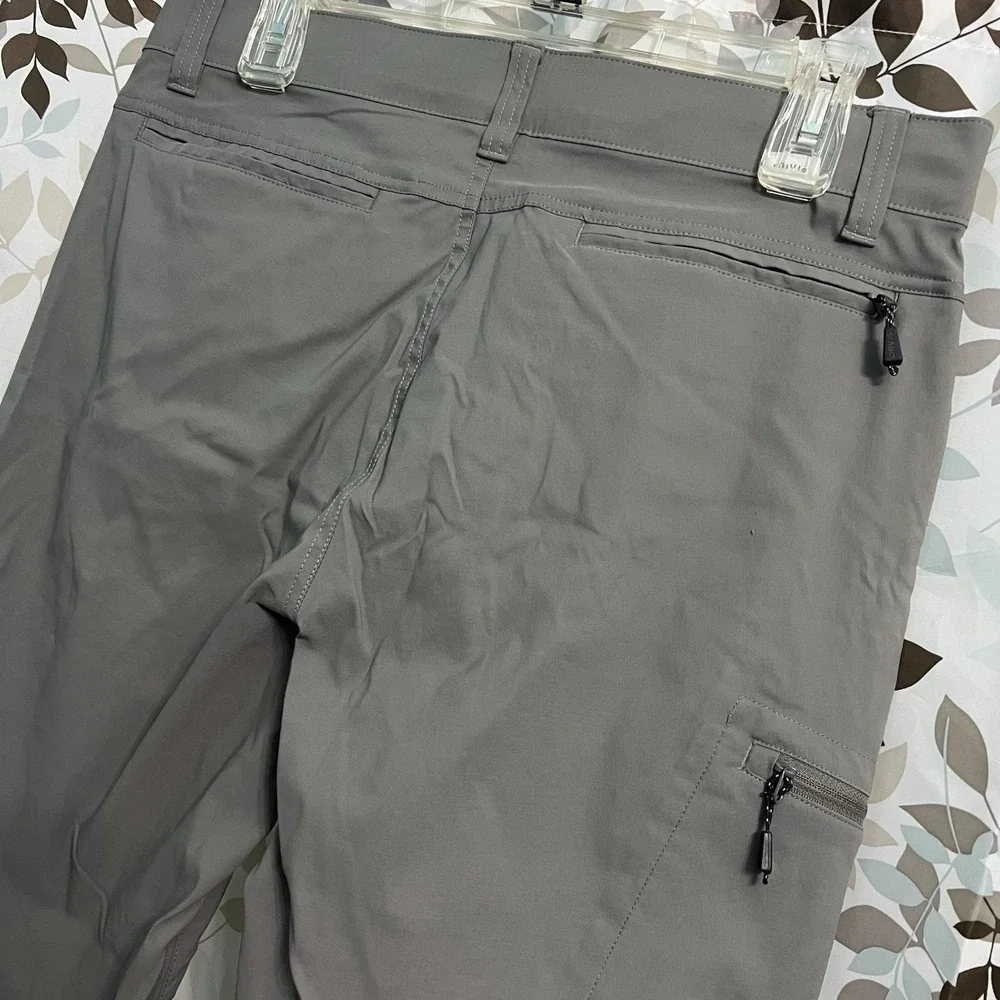 Orvis Trek Pants Mens 32x32 Gray Water Resistant Tech Stretch Hiking Outdoors